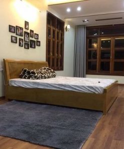 Thảm phòng ngủ lông màu xám