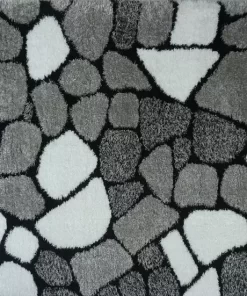 Thảm lông trải sàn trang trí họa tiết đá hiện đại S0033